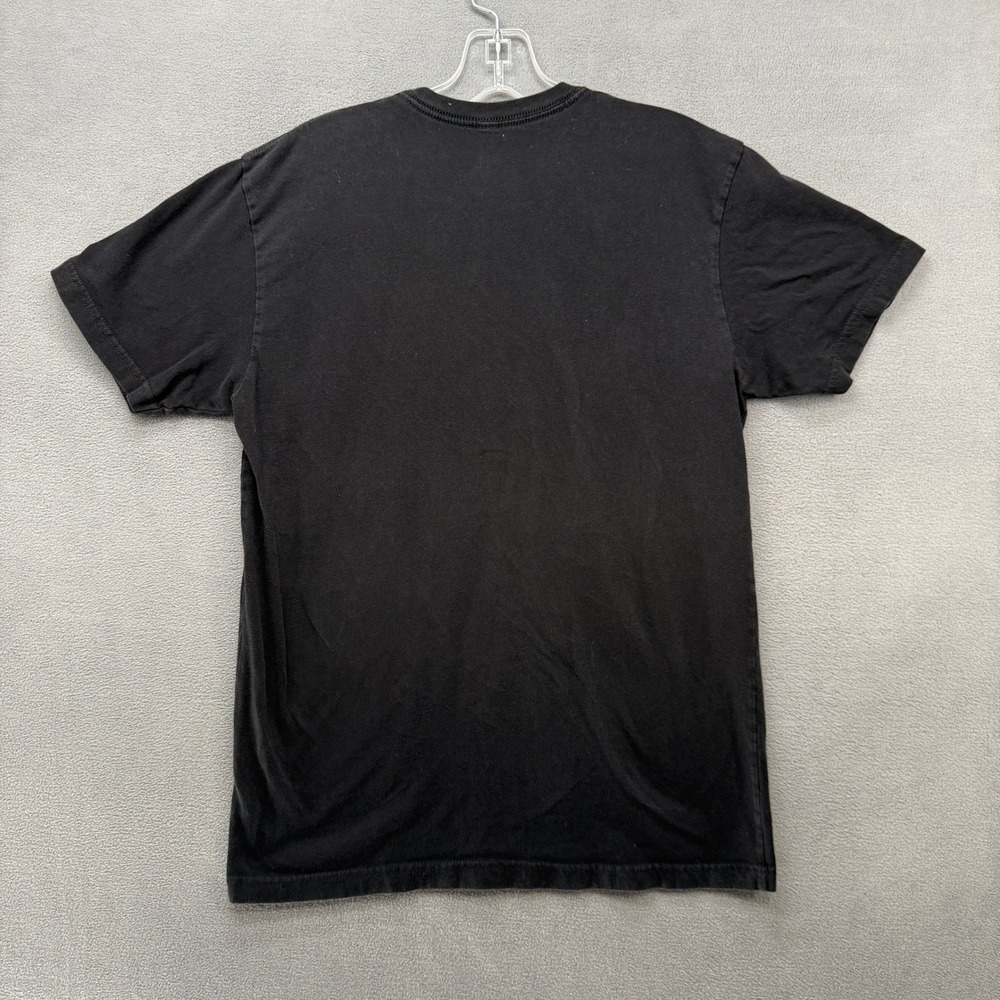 Cat Warehouse T-Shirt Medium Black Fire Safety Black Cat Firefighter Graphic - Picture 4 of 7